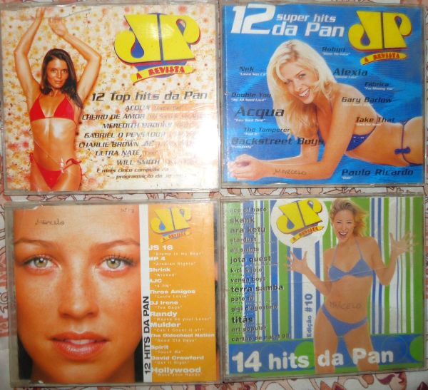 Kit Com 4 Cds Hits Da Pan